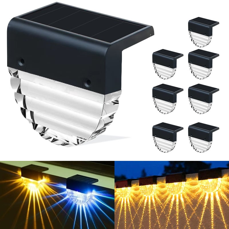 Napelemes kültéri falikar, IP65, LED, 1–2W, 6–12 óra, induktív kapcsoló