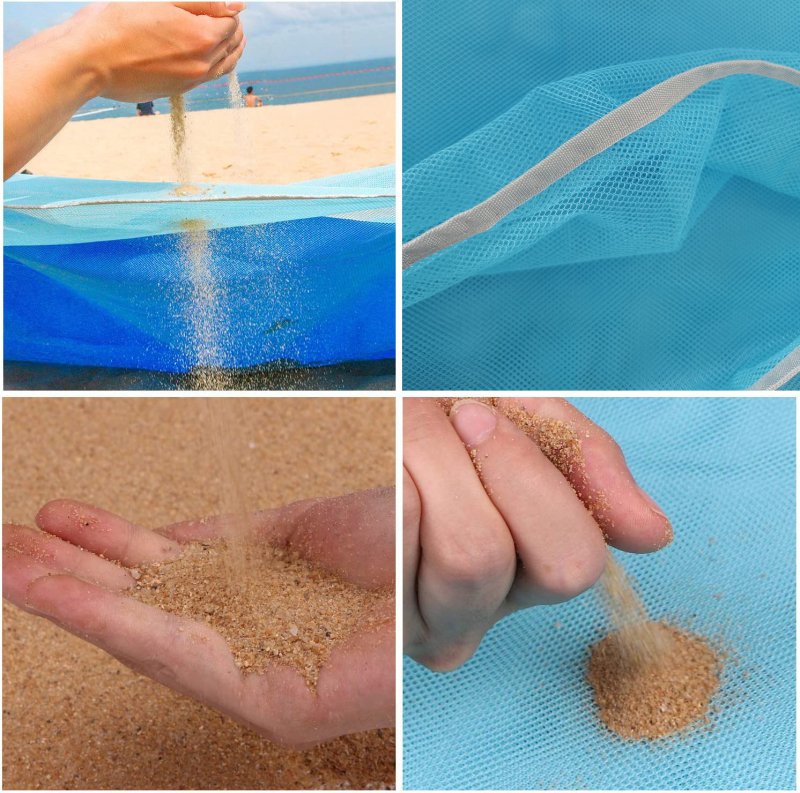 Plažna podloga, sklopiva, otporna na vlagu, poliester, 350–450 g, za 3–5 osoba