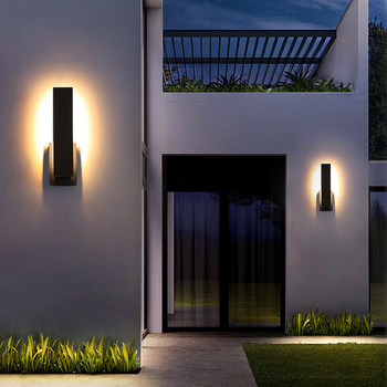 Външна алуминиева стенна лампа, IP54 рейтинг, 1 LED, 90 lm, 3000K
