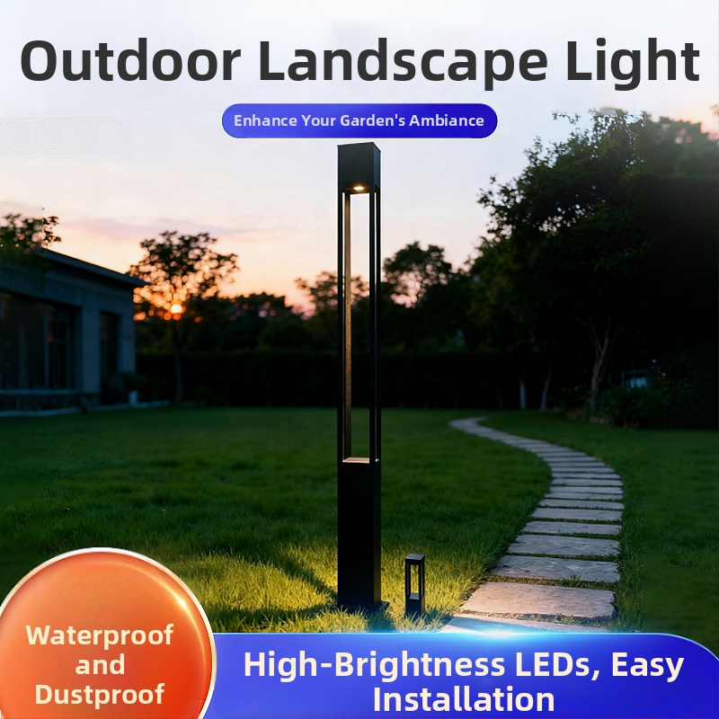 LED záhradné svetlo pre vonkajší krajinný dizajn - nerezová oceľ, IP65, LED zdroj svetla, rôzne možnosti napájania, 3C certifikácia