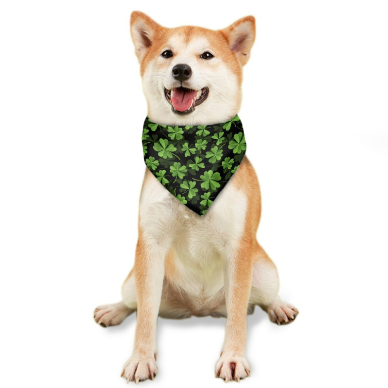 Háziállatok nyálkendője – poliészter twill, nyomtatás, négy évszak