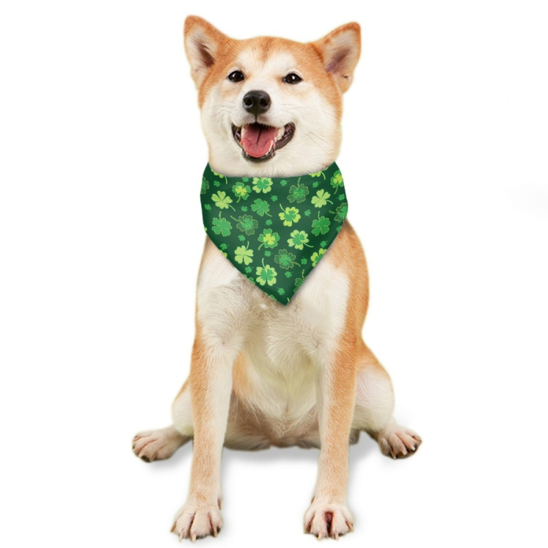 Háziállatok nyálkendője – poliészter twill, nyomtatás, négy évszak