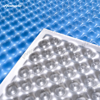 Ixpe anyagú nedvességálló kemping matrac, 1 személyes, összecsukható és hordozható, tojásfészek dizájnnal