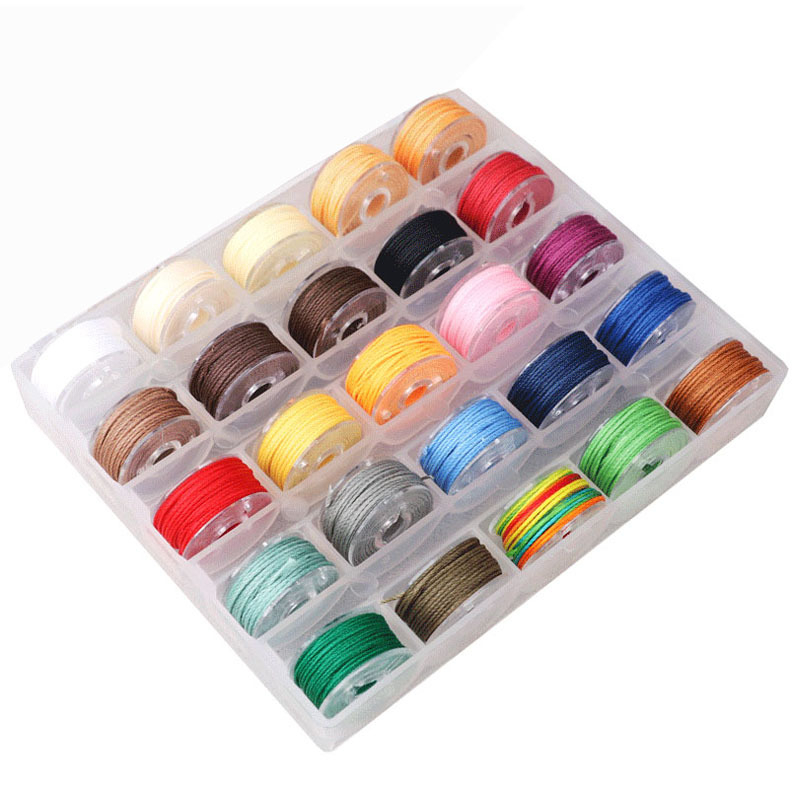 Νήμα ραφής για δέρμα – Κερωμένο κυκλικό πλεγμένο σκοινί, για χειροποίητο ράψιμο, σετ