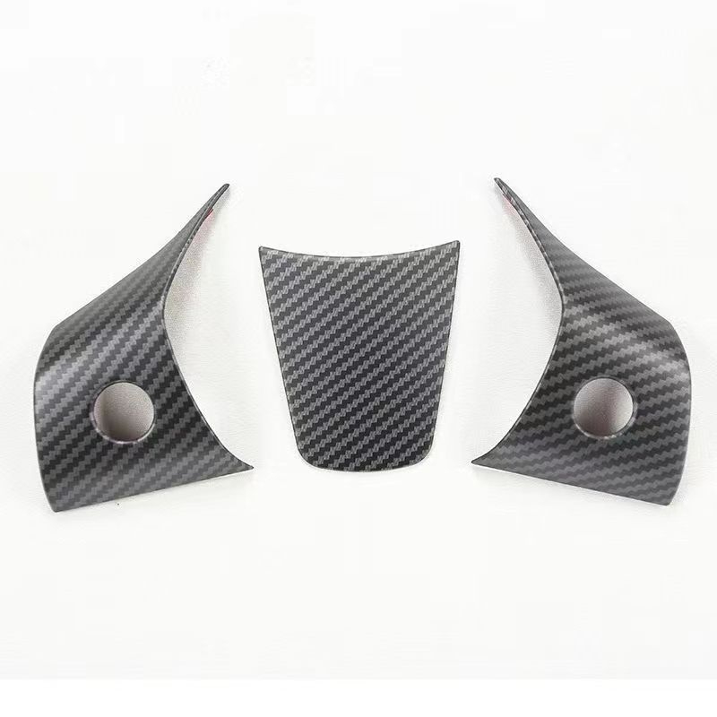 Naljepnica za zaštitu tipki volana za Tesla Model 3/Y, karbonski uzorak, ABS materijal, model MODEL3/Y-SWT