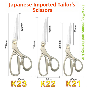 Zliatinové šijacie nožnice na strihanie látok a šitie, nerezová oceľ, multifunkčné pre látky, kožu a papier