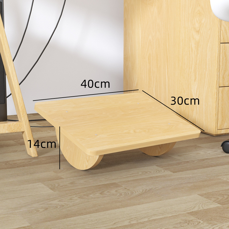 Nožni stolić za stopala, materijal pločice tipa, suvremeni minimalistički stil, nepreklopiv, višenamjenski za odrasle