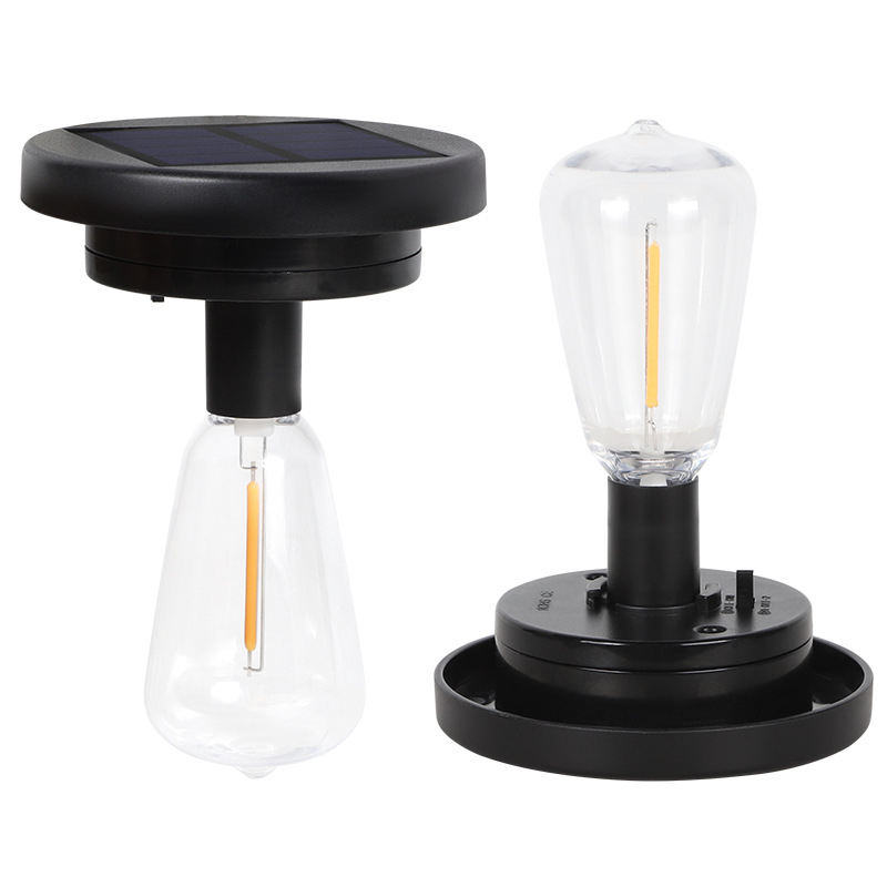 Solarna svjetiljka s volframovim vlaknom, model L2325C; 2 W; 1.2 V; konstrukcija od željeza i ABS-a; trajanje osvjetljenja 6–12 sati