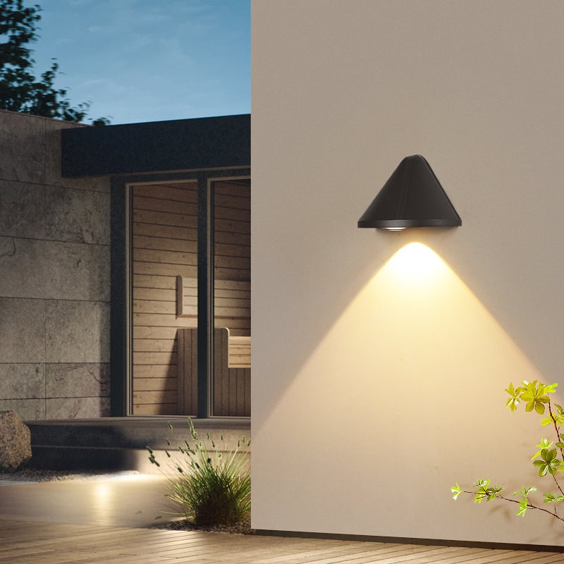 Vanjska zidna svjetiljka | Model DGBD8204; Aluminijsko kućište; Moderni minimalistički stil; Kontinuirano osvjetljenje 6–12 sati