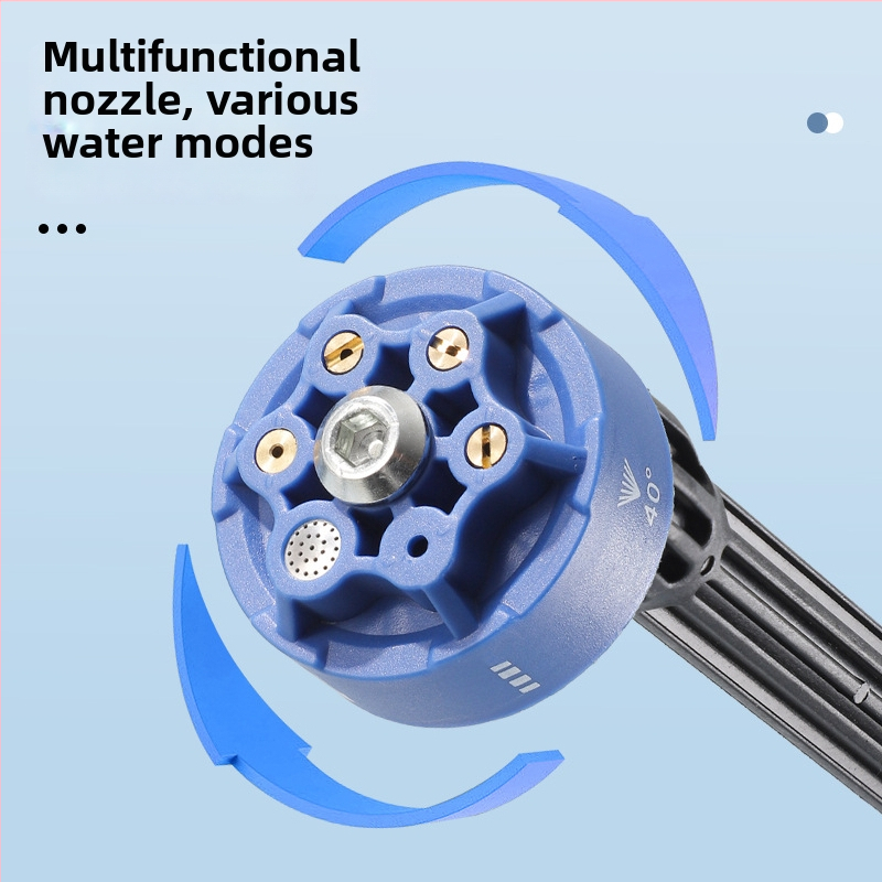 Bezdrôtová vysokotlaká pištoľ na umývanie áut, ručná, nabíjateľná lítiová batéria, bezkefový motor, 21 V, 30 bar, 20000 rpm