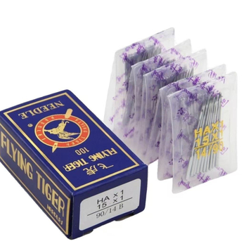 Igla za šivaći stroj Flying Tiger — uvoz, minimalistički stil, porijeklo Vietnam, proizvodnja Zhejiang Jinyun