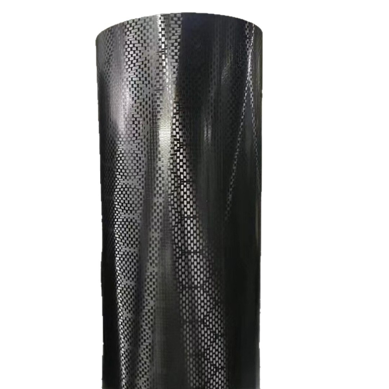 Film za unutrašnjost automobila s šesterokutnim uzorkom za središnji stup interijera — PVC, otporan na visoke/niske temperature, otporan na ogrebotine i habanje, zaštitni sloj, univerzalna kompatibilnost