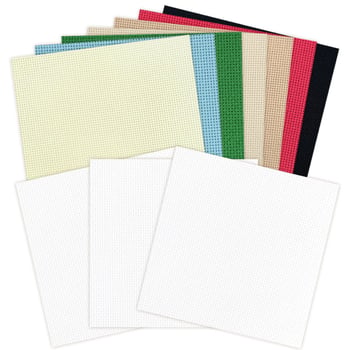 Set platna za križiće, pamuk, 14-count, 10 komada, za početnike, moderni minimalistički stil