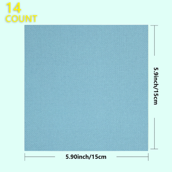 Set platna za križiće, pamuk, 14-count, 10 komada, za početnike, moderni minimalistički stil