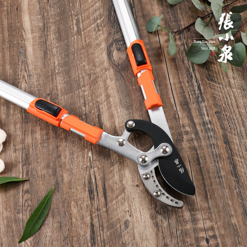 Zhang Xiaoquan teleszkópos metszőolló gyümölcsfákhoz – nehéz terhelésre, erő- és munkaerő-megtakarítás, kerti eszköz