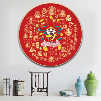 Keresztszemes készlet: ünnepi minta, pamutvászon, modern egyszerű stílus, textilhímzés