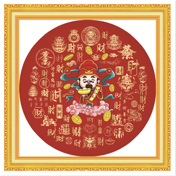 Keresztszemes készlet: ünnepi minta, pamutvászon, modern egyszerű stílus, textilhímzés