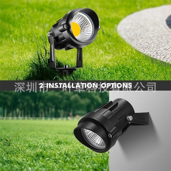 LED krajinski rasvjeta za dvorište i travnjak, aluminijsko kućište, COB LED, IP65, model SL-CPD01, CE potvrda