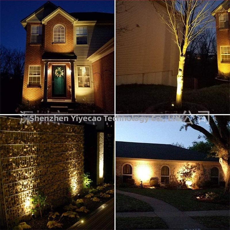 LED krajinné osvetlenie pre dvory a trávniky, hliníkové telo, COB LED, IP65, model SL-CPD01, CE certifikácia