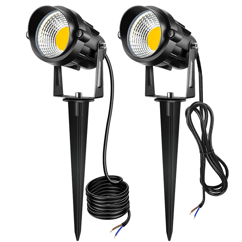 LED krajinski rasvjeta za dvorište i travnjak, aluminijsko kućište, COB LED, IP65, model SL-CPD01, CE potvrda