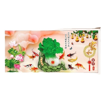 Lanxin Set de broderie cu cruce, 9CT, broderie pe pânză, stil simplu și modern