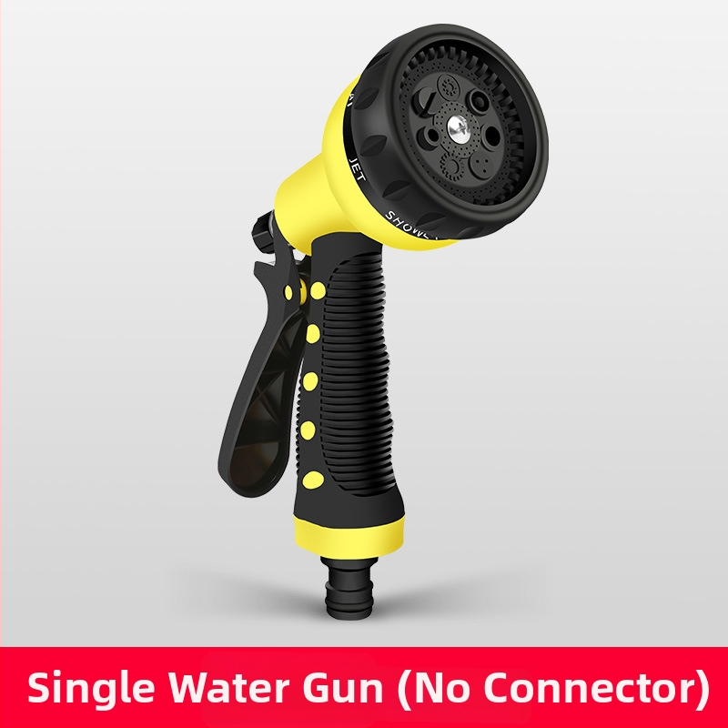 Vysokotlaková vodná pištoľ na umývanie áut a zalievanie záhrady, Balkónová multifunkčná rozprašovacia hlava, 16 mm vnútorný priemer, PVC materiál
