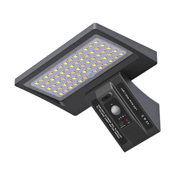 Solarna vanjska zidna svjetiljka za vrt s senzorom pokreta, IP65, 10W, 3.2V, radno vrijeme 12–16h