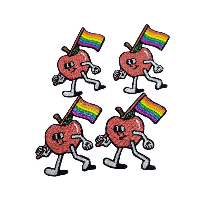 Mašinski izvezene zakrpe za odjeću i dodatke, twill tkanina, OEM brend, završna obrada ruba: šivanje, brušenje i lasersko rezanje, pogodne za jakne, kape i torbe