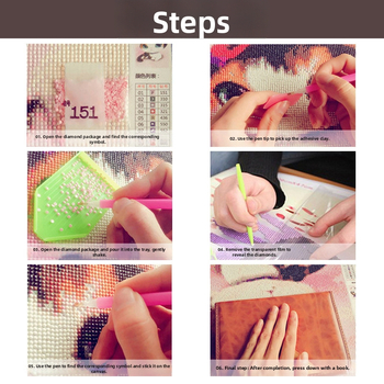 Set za križni vez – platno od pamuka 11CT, motiv krajolik, DIY vezenje