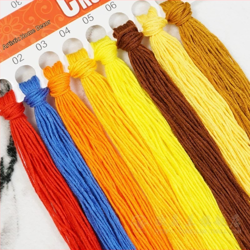 Kit de broderie cu cruce – peisaj, pânză din bumbac 11CT, stil modern minimalist