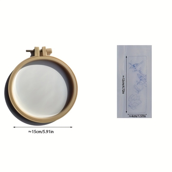 Kit de broderie cu flori și păsări pentru semn de carte — pachet de materiale din țesătură, stil Chinez Nou, pentru studiu