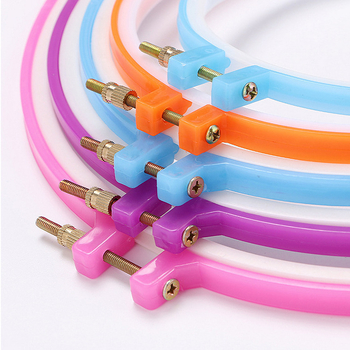 Plastični okrugli obruč za vezenje – set za križno šivanje, platno 11CT