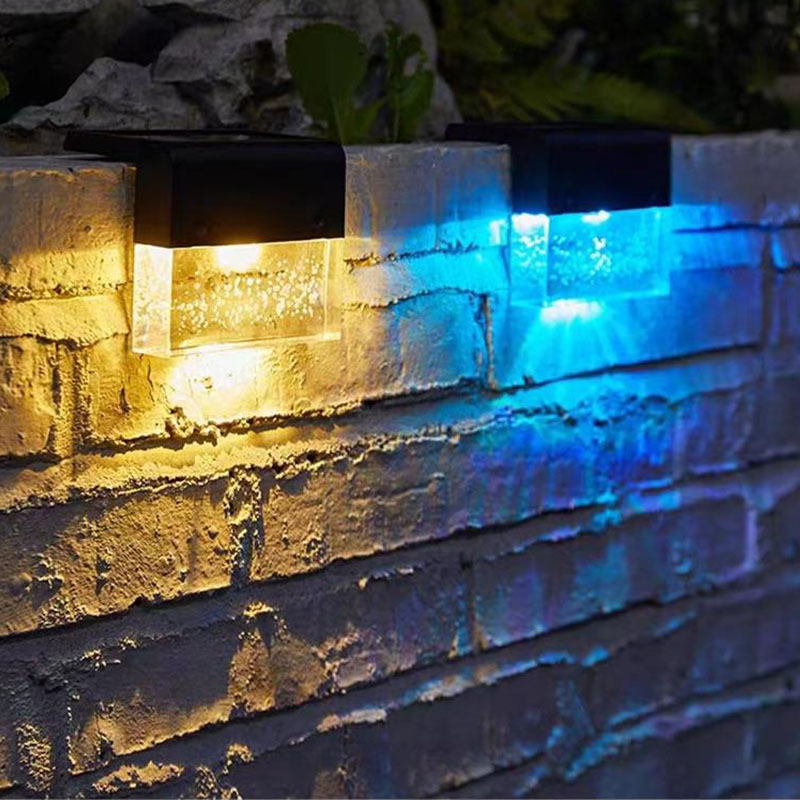 Solarna stepenica vanjska svjetiljka, IP55, LED 1W, dvorište i vrt, atmosfersko osvjetljenje
