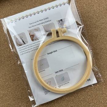 DIY komplet za ručno šivanje vezom s vodotopivom netkanom tkaninom za samostalno izvezivanje T‑majice i hlača – Nordijski stil, prilagodba prema crtežima