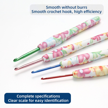 Alumínium fejű horgolótűkészlet lágy markolatokkal, Shiyu márka, varrógépekhez, tartalmaz bobbin, modern stílus, testreszabható