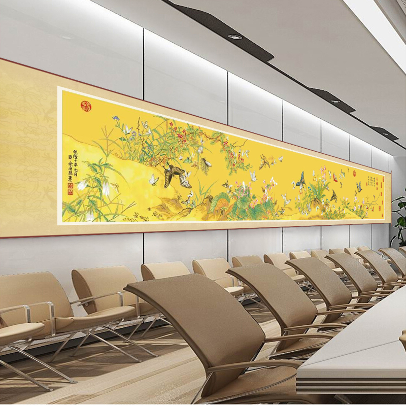 Keresztszemes készlet – kínai stílusú sorozat, Mona Lisa royal family, pamut vászon, 9CT, keresztszemes hímzés