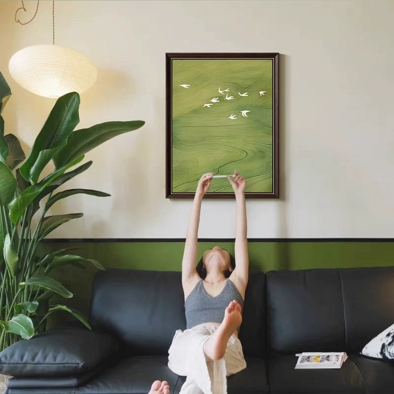 Keresztszemes készlet: Táj, Mona Lisa, Pamut, Modern Minimalizmus