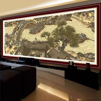 Set križićnog veza – kineska serija stila, Mona Lisa, pamuk; (Dizajn: kineska serija stila; Vrsta križićnog veza: križićni vez; Kategorija veza: set; Podrijetlo: Zhejiang)