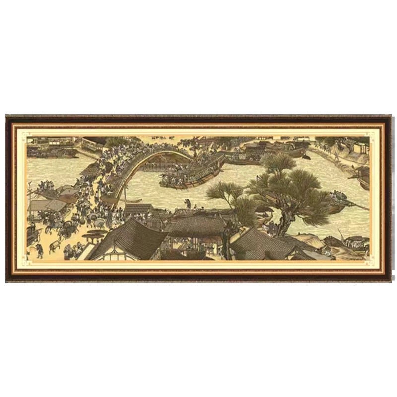 Set križićnog veza – kineska serija stila, Mona Lisa, pamuk; (Dizajn: kineska serija stila; Vrsta križićnog veza: križićni vez; Kategorija veza: set; Podrijetlo: Zhejiang)