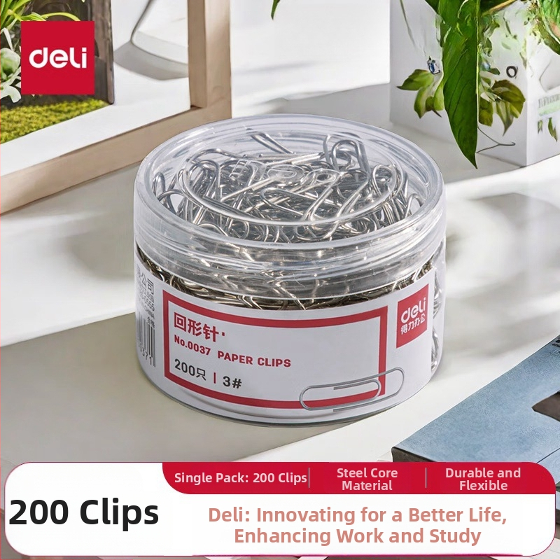 Deli kovové sponky na papier a špendlíky, v krabičke, kancelárske potreby