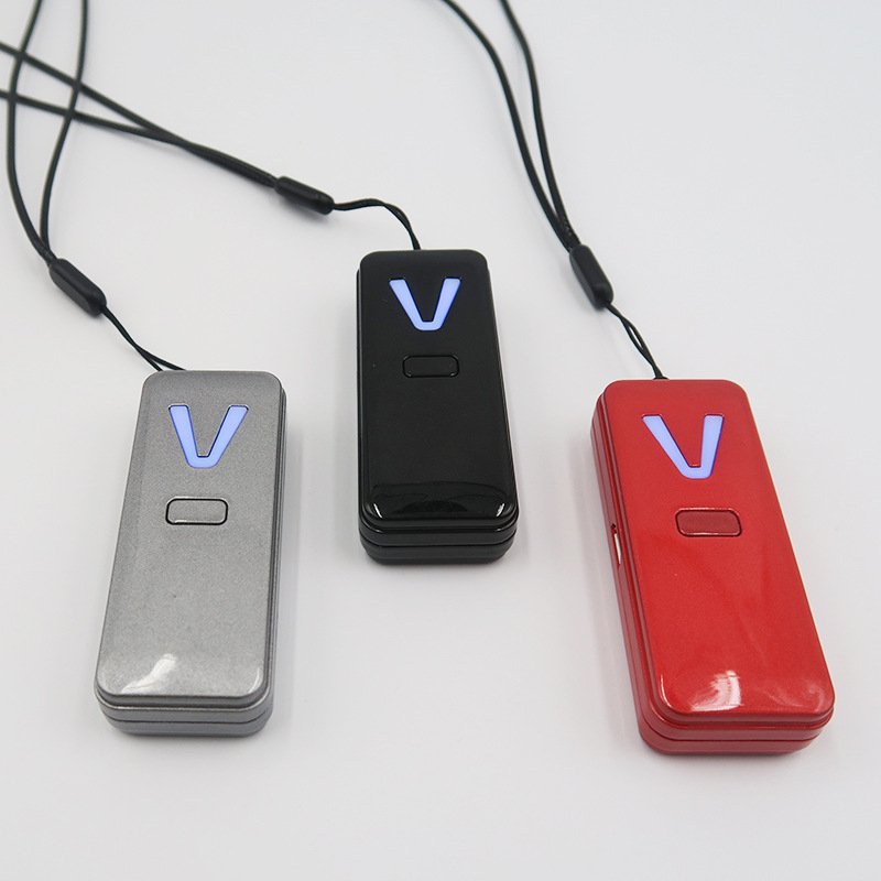 Φοριέται στον αυχένα καθαριστής αέρα με αρνητικά ιόντα; τροφοδοσία USB; ήσυχη λειτουργία (<36 dB); ροή αέρα κάτω από 50 m³/ώρα; κατάλληλο για χώρους μέχρι 10 m²; εκπομπή ιόντων 28 εκατομμύρια/cm³.