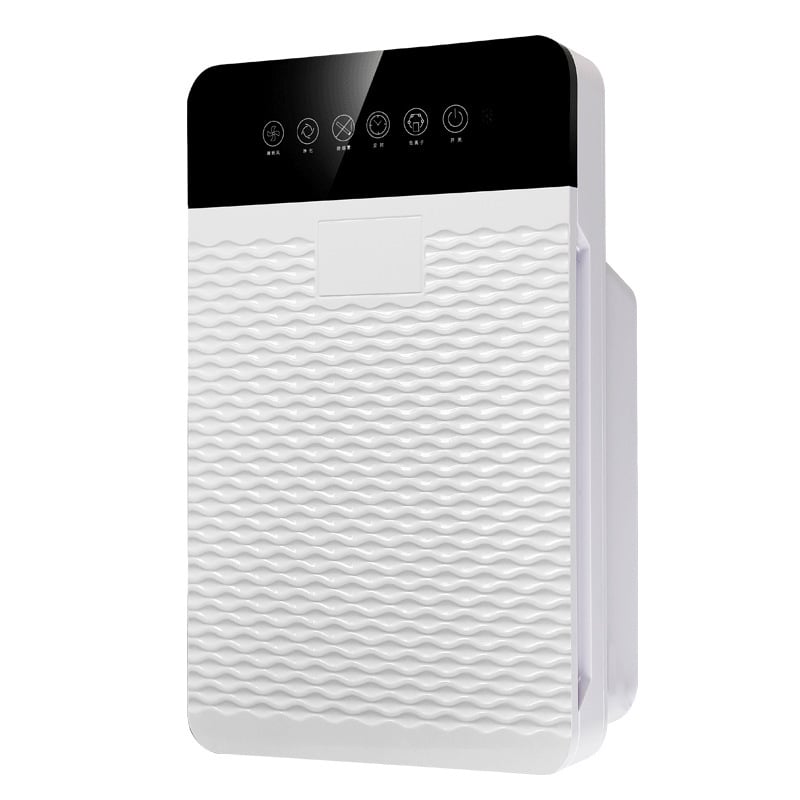 Οικιακός καθαριστής αέρα με αρνητικά ιόντα και UV αποστείρωση, συνθετικό φίλτρο, ροή αέρα 51–150 μ³/ώρα, θόρυβος 36–45 dB, κατάλληλο για 31–40 m², τηλεχειριστήριο