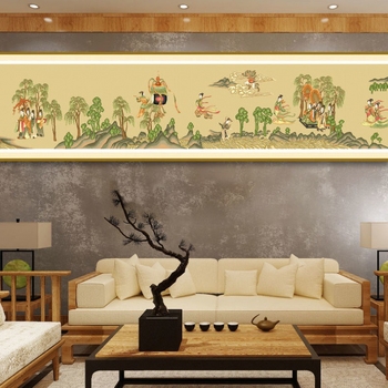 Set križnog šivanja — Lanxin, uzorak kineskog stila, križno šivanje na tkanini, jednostavan i moderan dizajn