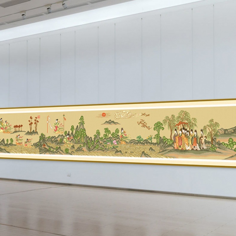 Set križnog šivanja — Lanxin, uzorak kineskog stila, križno šivanje na tkanini, jednostavan i moderan dizajn