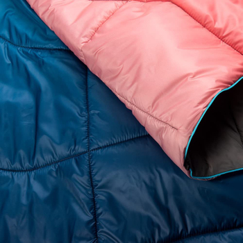 Kemping deka s gradijentnim šivanjem za dvije osobe, poliester, vodootporna