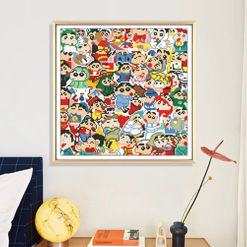 Križni konac kit: crtani stil vezenja na 11CT platnu, uzorak Cartoon/Animation, za dnevnu sobu, spavaću sobu i dječju sobu