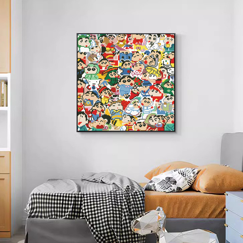 Križni konac kit: crtani stil vezenja na 11CT platnu, uzorak Cartoon/Animation, za dnevnu sobu, spavaću sobu i dječju sobu