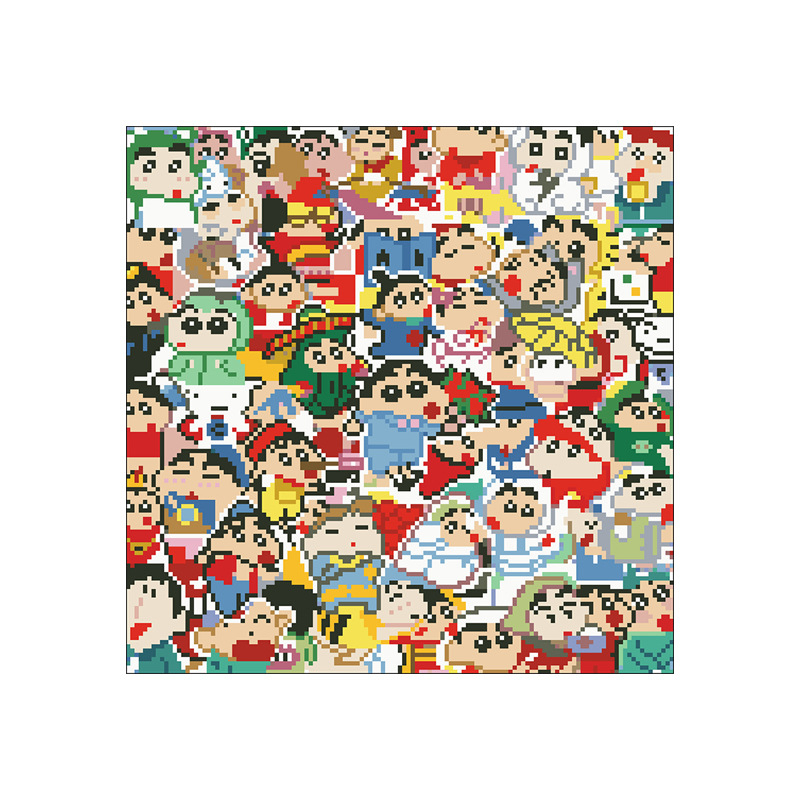 Križni konac kit: crtani stil vezenja na 11CT platnu, uzorak Cartoon/Animation, za dnevnu sobu, spavaću sobu i dječju sobu