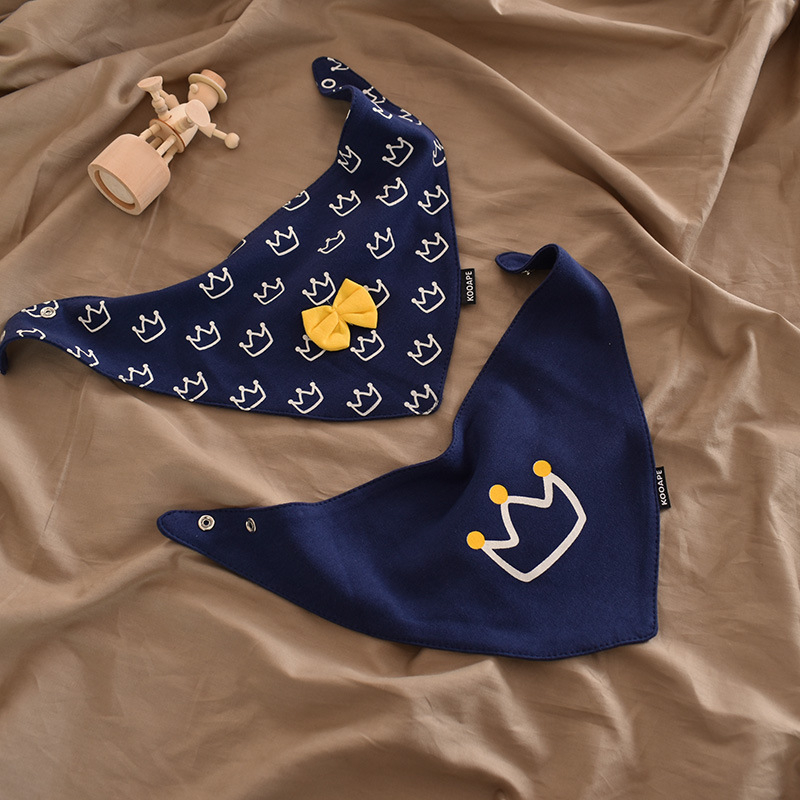 Háziállat számára pamut háromszög sál kartun mintával, sima szövés, nyomtatás, egész éves használatra