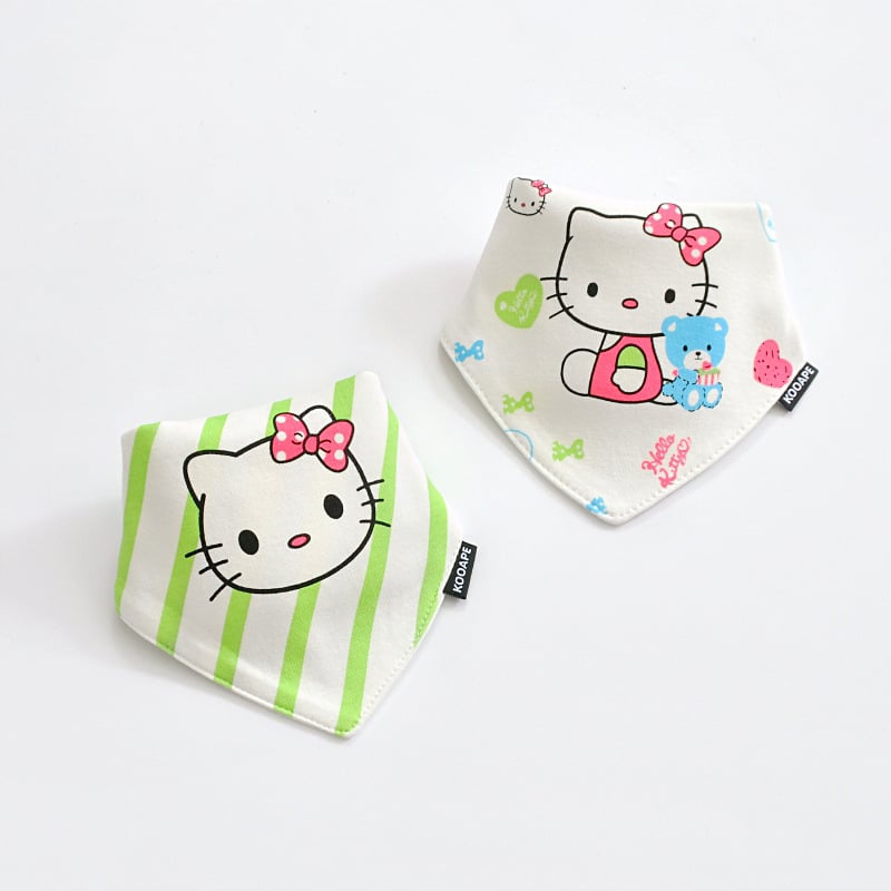 Háziállat számára pamut háromszög sál kartun mintával, sima szövés, nyomtatás, egész éves használatra